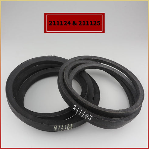 12112425 Washer Belt Kit 211124 211125, Belt Replacement Part Compatible with Maytag Whirlpool Washing Machine,