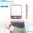 AMIR Upgraded Digital Kitchen Scale, 500g Mini Pocket Jewelry Scale with Back-Lit LCD Display, 2 Trays, Stainless Steel
