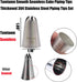 5 Pack Extra Large Piping Nozzles, Seamless Stainless Steel Icing Tips 1B 1C 1E 1M 2D# for Cupcakes