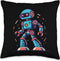Robotics Throw Pillow, 16x16, Multicolor