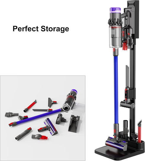 Foho Vacuum Stand Storage Dock for Dyson V7 V8 V10 V11 V12 V15 SV18 SV21, Storage Bracket Stand for Vacuum Cleaner