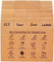 Recipe Card Dividers 4x6 with Tabs (Set of 24) - Printed Cooking Tips Recipe Box Dividers Made of Thick Cardstock