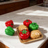 Meiwlong 6Pcs Mix Fake Vegetables Bell Peppers,Potato,Tomato,Realistic Artificial Vegetable for Home Decoration,Fake