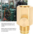 Brass Soda Cylinder Adapter Valve, Female Thread TR21-4 to Male Thread G1/2 Conversion Kit for Homebrewing