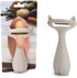 Peleg Design CatPeeler, Cute Vegetable Peeler for Potato, Carrot, Fruit, Kitchen Utensil Décor (White)