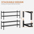 12 Closet, 2 STORAGE MANIAC Long Expandable Shoe Rack, Pairs Metal Wide Stackable Shoe Rack, Adjustable Shoes Shelf