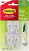 Command Small Wire Toggle Hooks, 4 Wall Hooks & 5 Command Strips, Damage-Free Hanging, Holds up to 0.5 lb