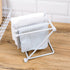 Countertop Dishcloth Drying Rack, 4 Arms Lightweight Space Saving Compact Holder for Kitchen, Light Grey