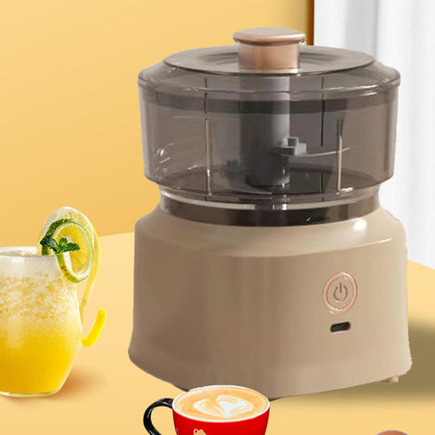 Electric Food Chopper with Multifunctional Stainless Steel Blades, Food Processor for Baby Food, Meat, Vegetables (Dark