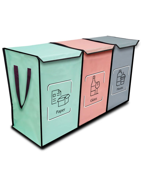 NYIKA - Recycling Organizer - Reusable Recycling Bags - Recycling Sorter -
