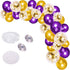 Purple Balloon Garland Arch Kit, 121 PCS Purple and Gold Party Decorations for Birthday, Graduation, Wedding