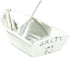 Basic Spirit Boat Salt Cellar w/Spoon - Handcrafted Pewter Home Lead-Free SD-19