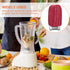 Kitchen Blender Dust Cover, Anti Fingerprint Polyester Appliance Cover for Stand Mixer or Coffee Maker, Wine Red