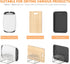Cutting Board Holder Stand, 304 Stainless Steel Storage Rack, Cutting Board Organizer with 1.0+1.2 Inch Width Slots