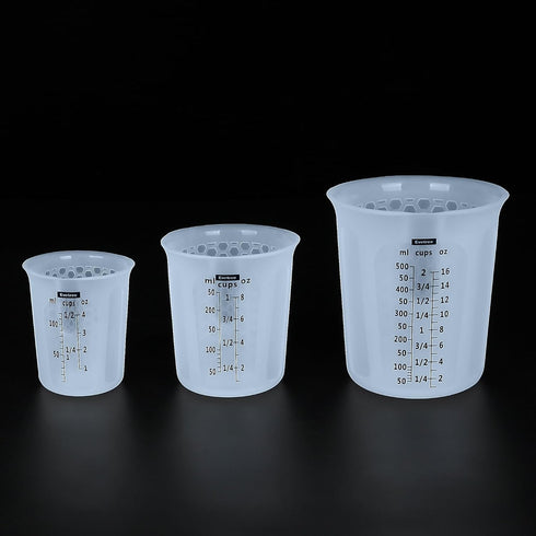 Silicone Measuring Cup for Cooking, Flexible Melting Measure Cup for Butter, Chocolate, Water