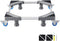 Mini Fridge Stand, 27'' Universal Mobile Base with 4 Locking Swivel Wheels, Adjustable Mover for Washer, Refrigerator