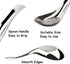 Asian Soup Spoons Stainless Steel Chinese Soup Spoons Set of 6 Soup Spoons Silverware Cucharas Para Comer for Ramen Pho Wonton Dumpling Noodles (sliver)