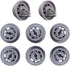 dd66-00023a Dishwasher Wheels, Lower Upper Rack Roller 4-Pack Compatible Replacement for Samsung