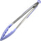 Chef Craft Premium Silicone Cooking Tongs, 12 Inch in Pastel Blue