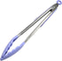 Chef Craft Premium Silicone Cooking Tongs, 12 Inch in Pastel Blue