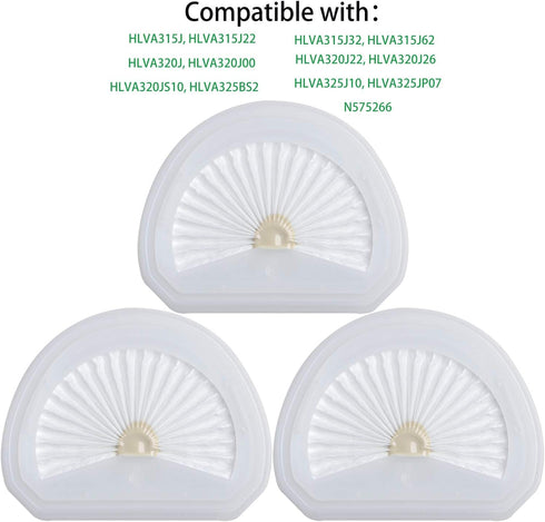 4Pack VLPF10 Replacement Filters for Black and Decker Hand Vacuum Model # HLVA320J00