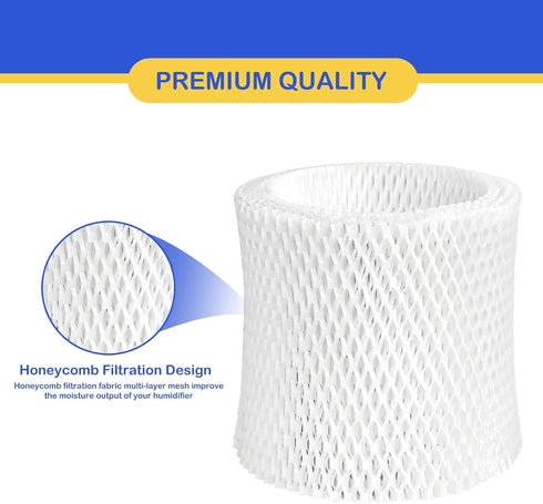 Compatible Replacement Filter 4 Pack for Canopy Bedside Humidifier ONLY, Wood Pulp & Paper