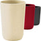 Modern Slim Bamboo Cream Kitchen Utensil Holder Caddy, Rust Proof and Dishwasher Safe for Countertop Organization