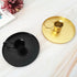 2 Pcs 4 Inch Black Iron Candle Holder for Taper Candles, Dinning, Wedding, and Party Decoration