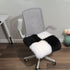 18" 18" (Pack 1), IRIWOOL Square Fur Sheepskin Chair Cover Seat Cushion Pad Super Soft Area Rugs for Living Bedroom