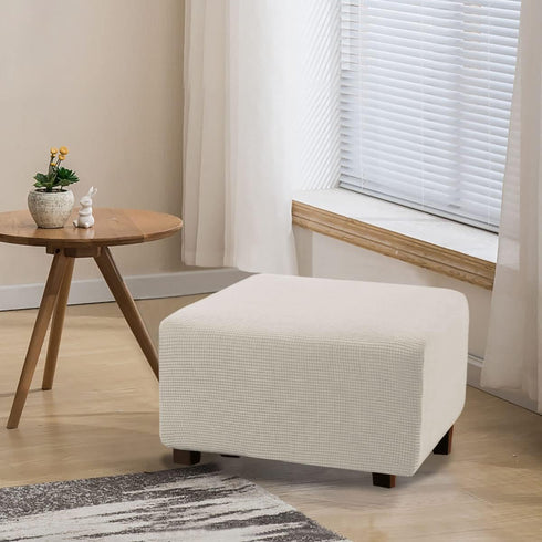 Flamingo P Stretch Fabric Ottoman Slipcovers Stretch Storage Ottoman Covers Foot Rest Sofa Slipcovers Furniture