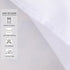 24 24 Inch Small Square Solid White Tablecloth x Washable Fabric Table Cloth Wrinkle Resistant Polyester Table Cover