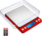 AMIR Upgraded Digital Kitchen Scale, 500g Mini Pocket Jewelry Scale with Back-Lit LCD Display, 2 Trays, Stainless Steel