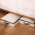 Closet 29.5*15*4") iwill CREATE PRO Low Profile Under Bed Storage Containers with Clear Label Holder, Foldable Sturdy