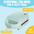 Tasty Mini Sandwich Maker, Makes Sandwiches, Paninis, Grilled Cheese, 600W, Aqua