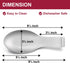 Spoon Rest Set of 2 - E-far Stainless Steel Spoon Ladle Holder for Kitchen Stove Top, Dishwasher Safe