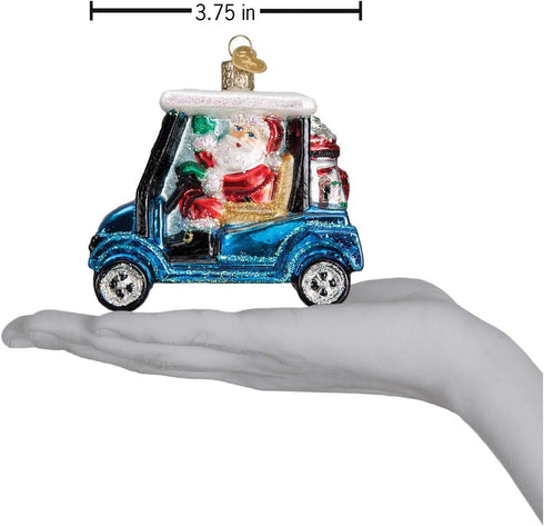 Old World Christmas Glass Blown Ornaments for Christmas Tree, Golf Cart Lover Gifts