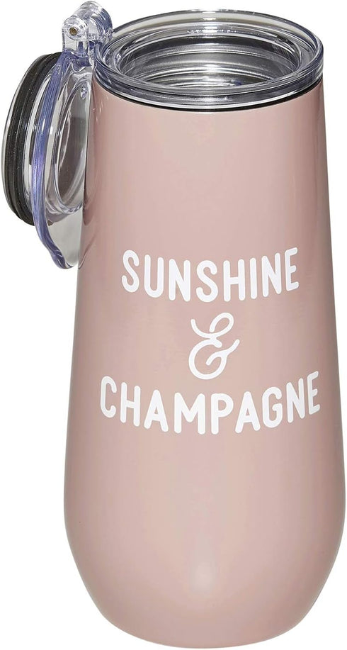 Santa Barbara Design Studio SIPS Drinkware Champagne Tumbler, 12-Ounce, Sunshine