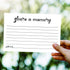 50 Share a Memory Cards, 4x6 Inch, Going Away Party Decorations, Funeral Guest Book for Celebration of Life