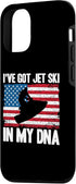 iPhone 15 Jet Ski I've Got Jet Ski In My DNA American Flag Case
