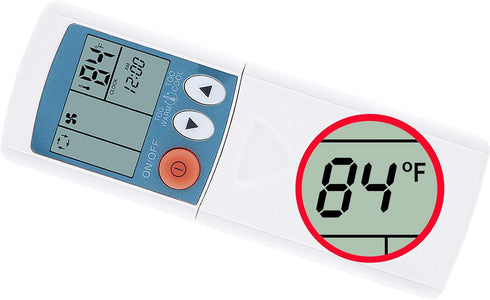 RCECAOSHAN Mitsubishi Electric Mr Slim Air Conditioner Remote Control, Compatible with MSZA Models, Fahrenheit Display
