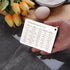 KSENDALO Measurement Conversion Chart with Strong Magnet Backing for Cups, Tablespoons, Teaspoons, Silver