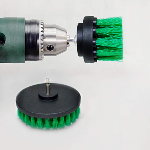 4 Packs Drill Brush Kit, Scrubber Attachment Set for Cleaning Kitchen, Stove, Cabinet, and Carpet
