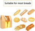 10 Pack Large Paper Bread Bags for Homemade Sourdough Loaves with Window for Gift Giving, 13.7x8.2x3.5 inch