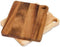 Ironwood Gourmet Montagu Sandwich Board Set, Acacia Wood, 2-Piece, 7.75 x 6 x 0.75 inches
