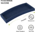 Small Silicone Bathroom Vanity Tray, Rectangle Soap and Sponge Holder for Kitchen Sink