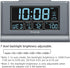 DreamSky Digital Alarm Clock, 5 Inch Large Display, Battery Backup, USB Charging Ports, 12/24H