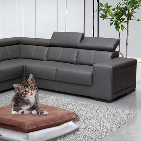 Square Memory Foam Chair Cushion - 16x16 in Black for Kitchen, Dining, Office, or Car