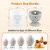 WAMEIJU 2 PCS Egg Washer for Fresh Eggs, Silicone Egg Brush Cleaner, Egg Cleaner Scrubber for Fresh Eggs, Reusable