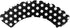 AllyDrew Standard Size Polka Dots Cupcake Wrappers, Set of 20, Black