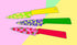 KUHN RIKON Colori+ Non-Stick Straight Paring Knife with Safety Sheath, 4 inch/10.16 cm Blade, Funky Fruit Strawberry by KUHN RIKON